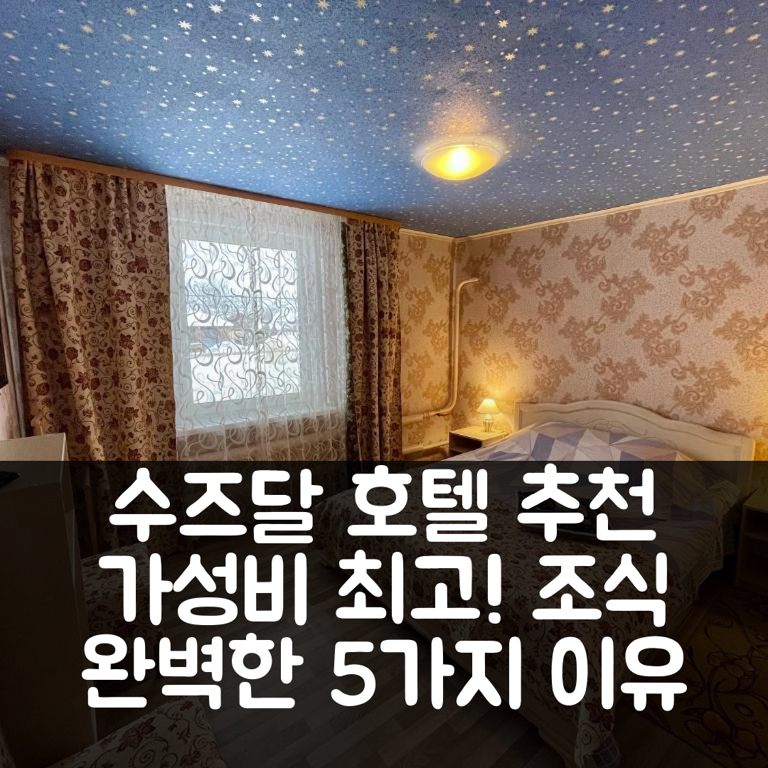 수즈달 숙소 여행 호텔 추천 유 바시니 게스트 하우스 | 가성비와 조식이 뛰어난 5가지 이유