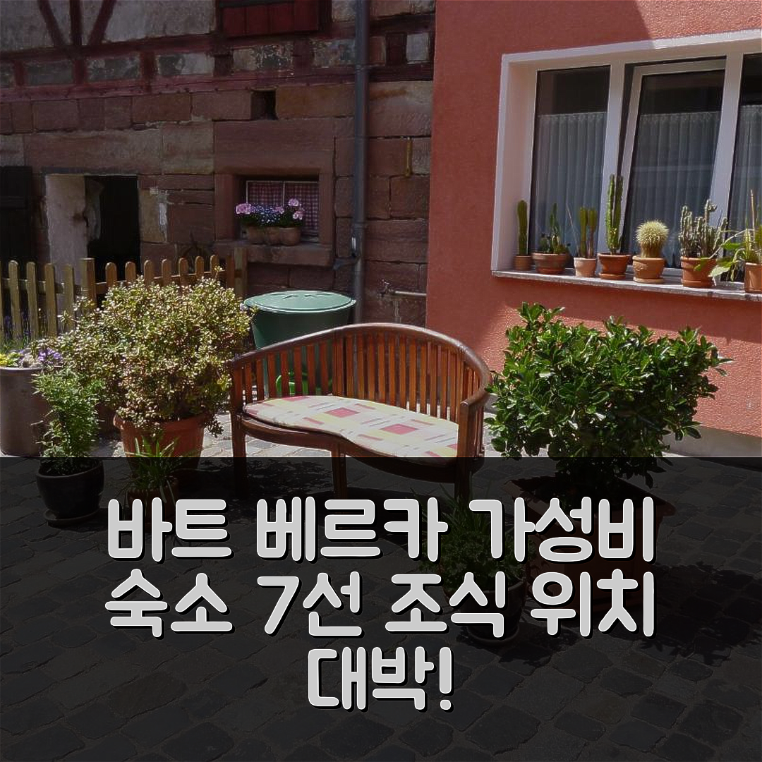바트 베르카 숙소 여행 호텔 추천 랜드하우스펜션 랑크 | 가성비 뛰어난 조식과 위치 정보 7가지