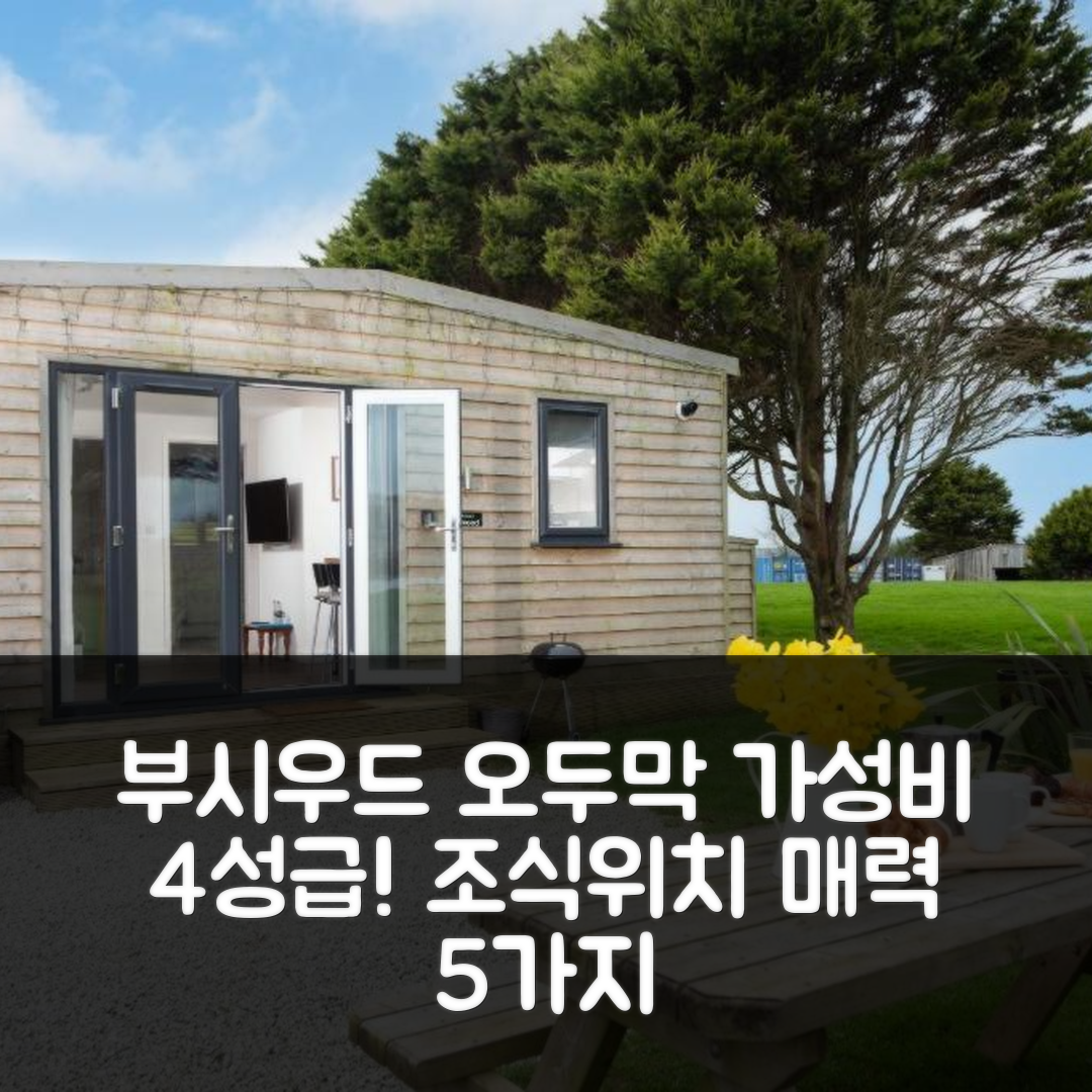 포스레번 숙소 여행 호텔 추천 부시우드 나무 오두막 | 가성비 좋은 4성급 조식과 위치의 매력 5가지