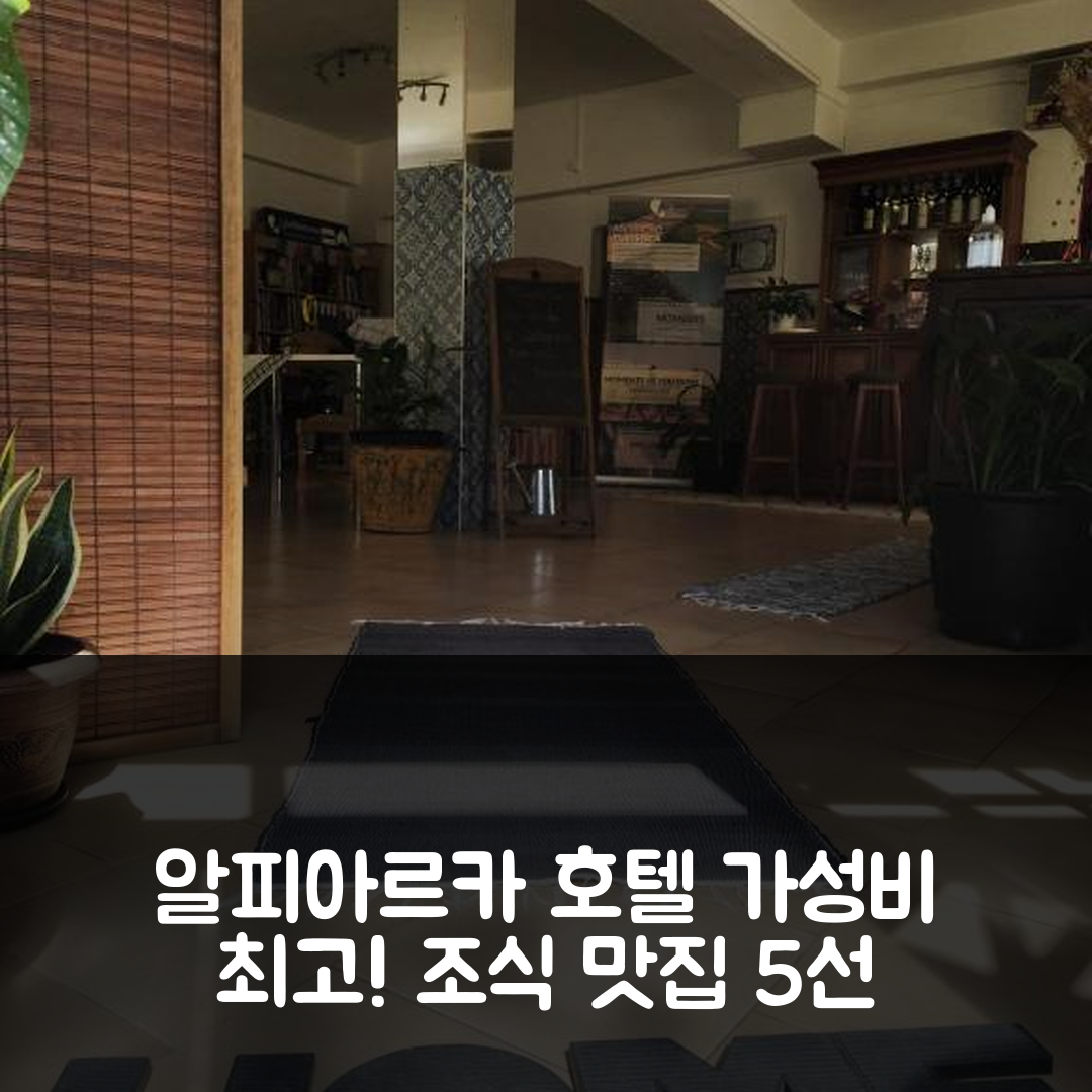알피아르카 숙소 여행 호텔 추천 아트주디트홈 | 가성비와 조식이 뛰어난 5가지 이유