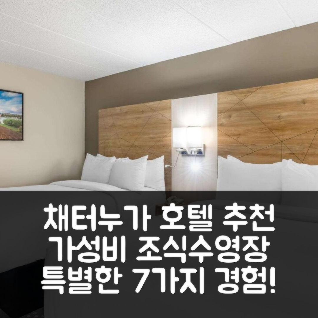 채터누가 숙소 여행 호텔 추천 컴포트 인 앤 스위트 | 가성비 뛰어난 조식과 수영장으로 즐기는 7가지 특별한 경험