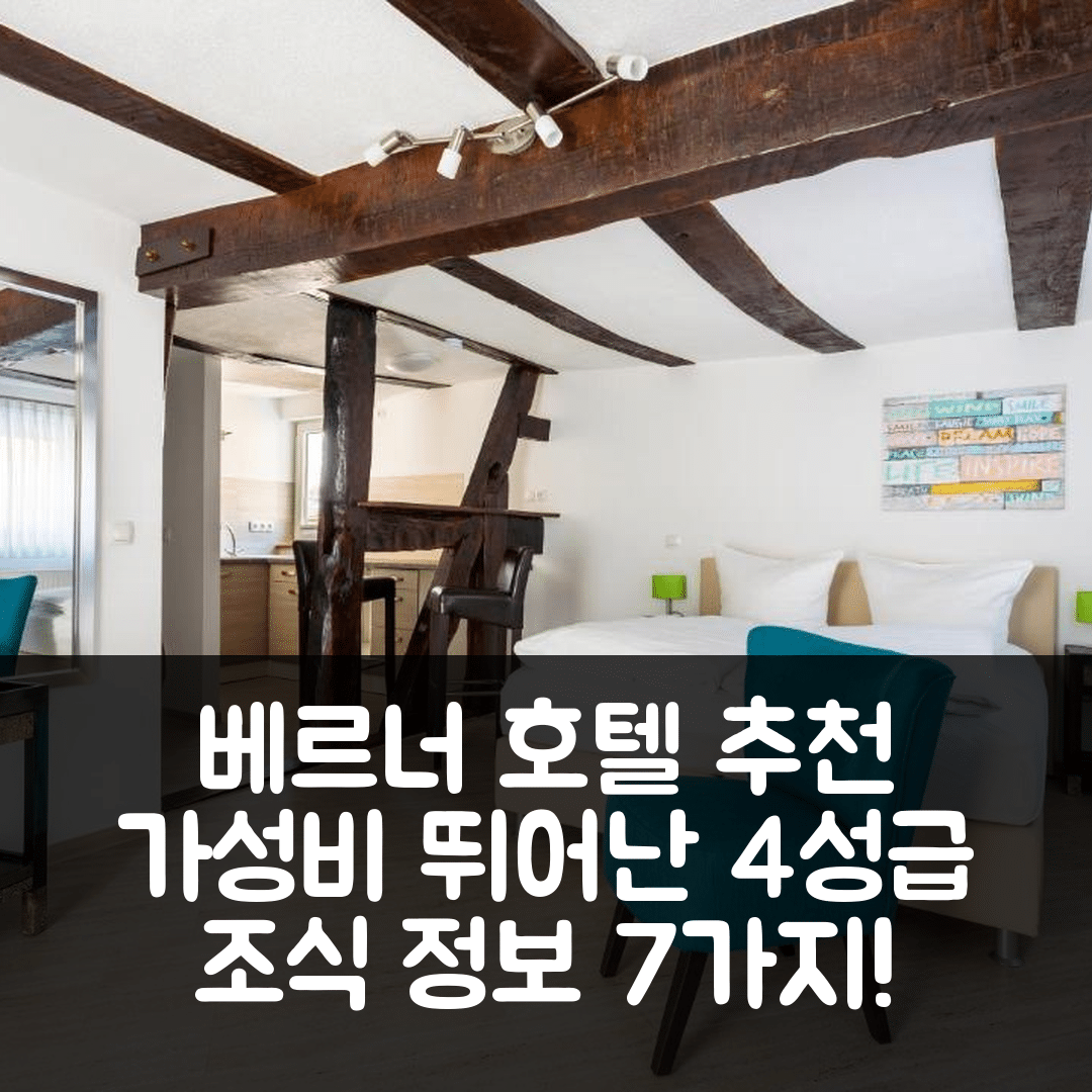 다우페 숙소 여행 호텔 추천 베르너 호텔 | 가성비 뛰어난 4성급 위치와 조식 정보 7가지