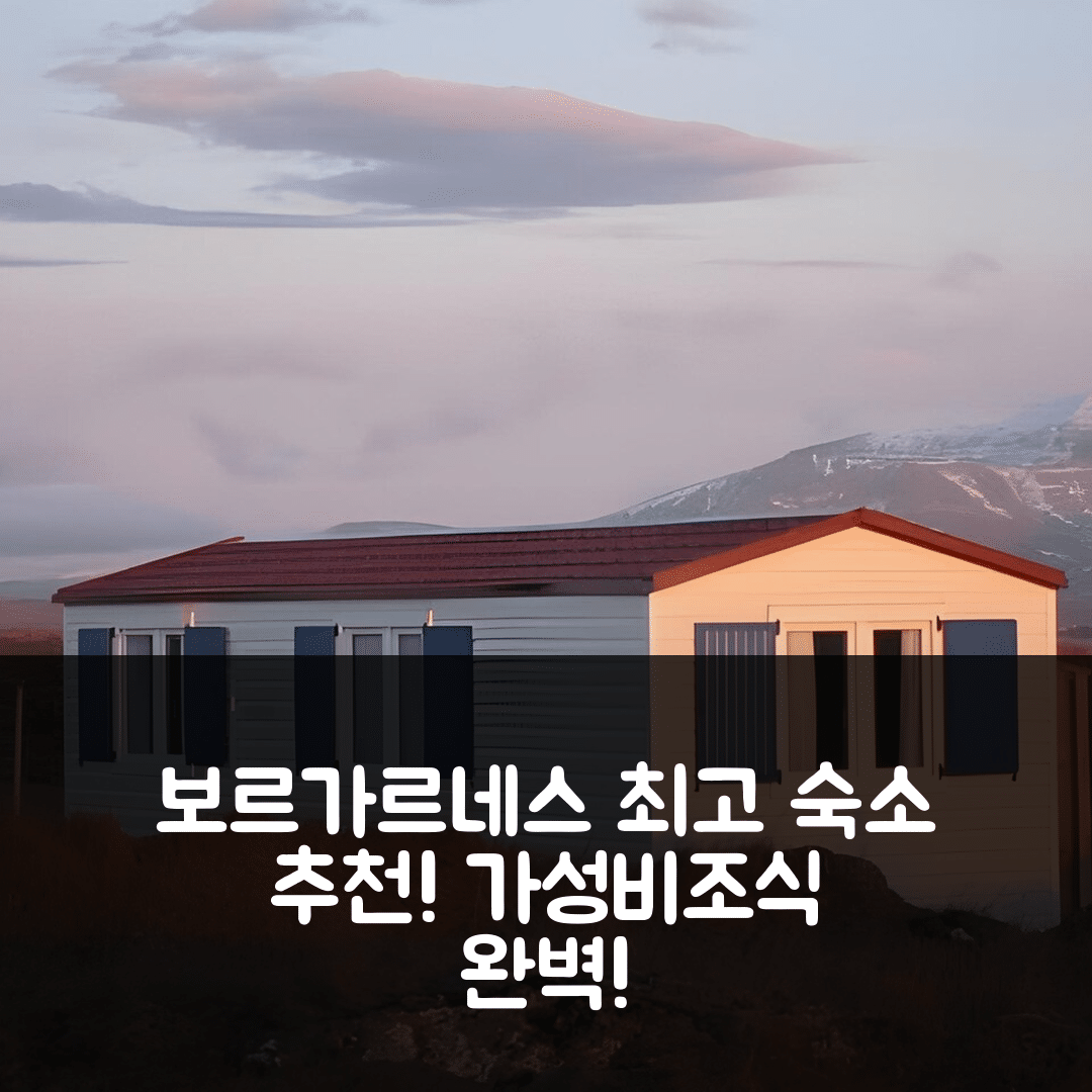 보르가르네스 숙소 여행 호텔 추천 레이카르코트 룸스 앤 코티지 | 가성비와 조식, 위치의 완벽한 조화 7가지 팁