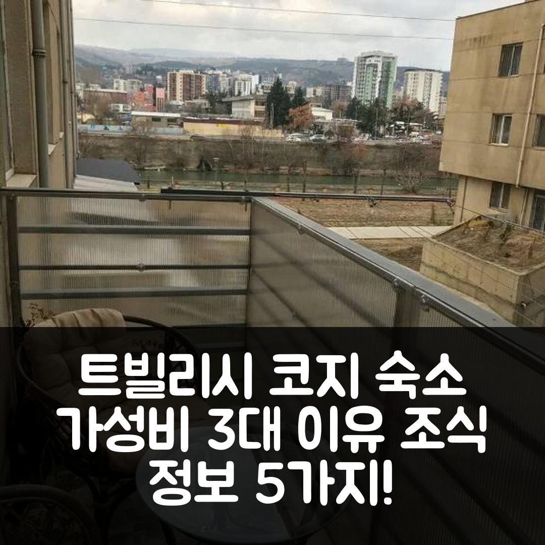 트빌리시 숙소 여행 호텔 추천 코지 아파트먼트 인 오르타카할라 | 가성비 뛰어난 3가지 이유와 조식 정보 5가지