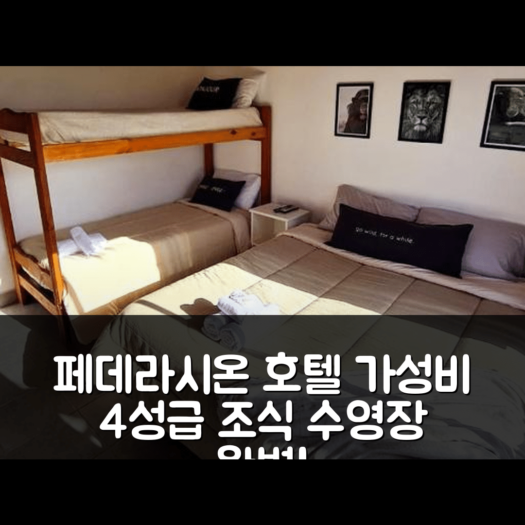페데라시온 숙소 여행 호텔 추천 노메올비데스 | 가성비 좋은 4성급 조식과 수영장 정보 7가지